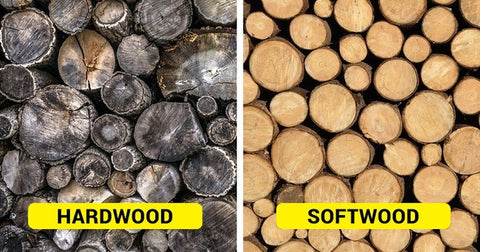 Softwoods typically dry faster than hardwoods due to their cell structure