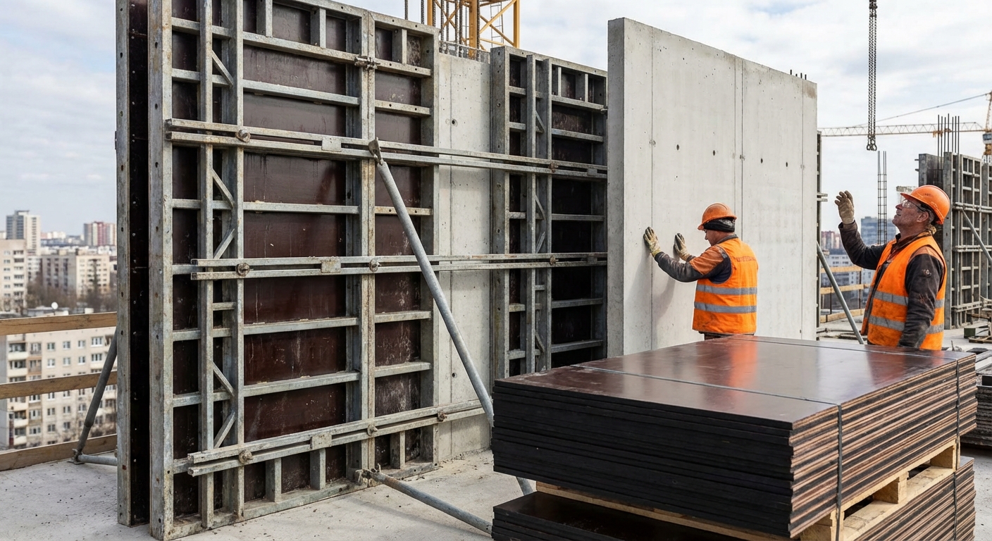 Formwork Plywood for Bulgarian Construction: Шперплат за Кофраж Supplier