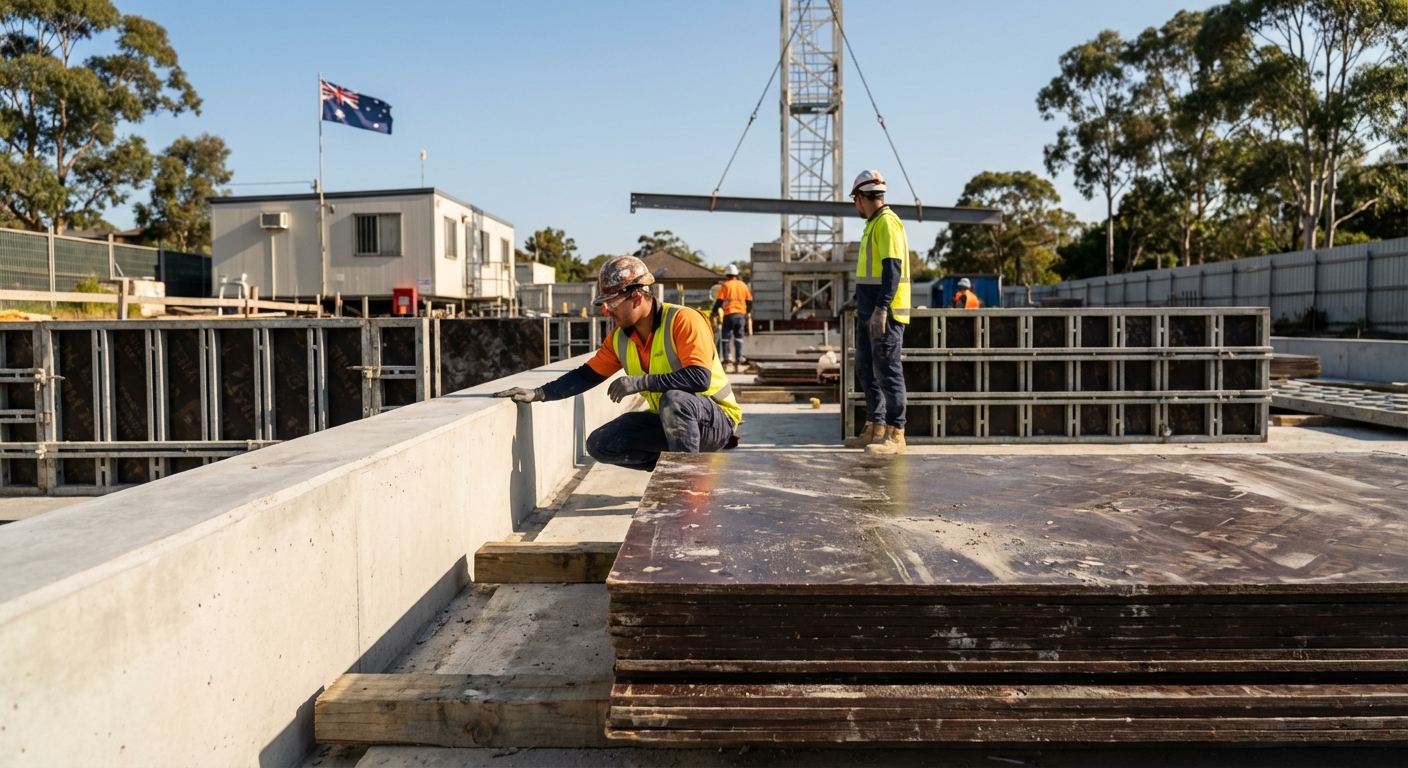 Formwork Plywood Australia: F17 Grade, AS/NZS 6669 & Sourcing Guide