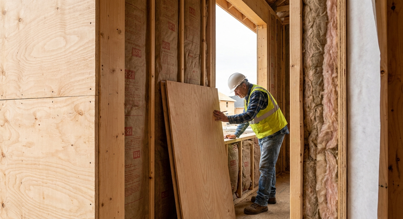 Plywood R-Value: Thermal Resistance by Thickness (and Why It's Not Insulation)