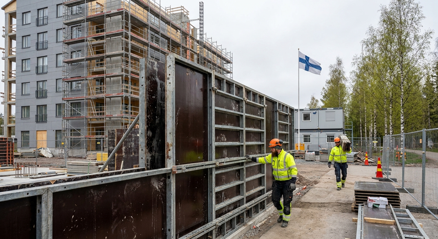 Formwork Plywood for Finnish Construction: Filmivaneri & Muottilevy Supplier