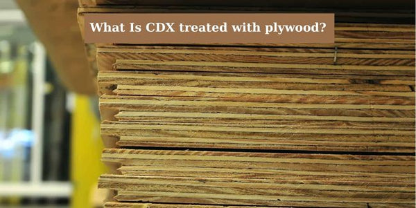 What Is CDX treated with plywood?