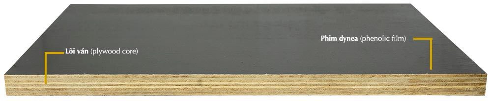 Film-coated plywood