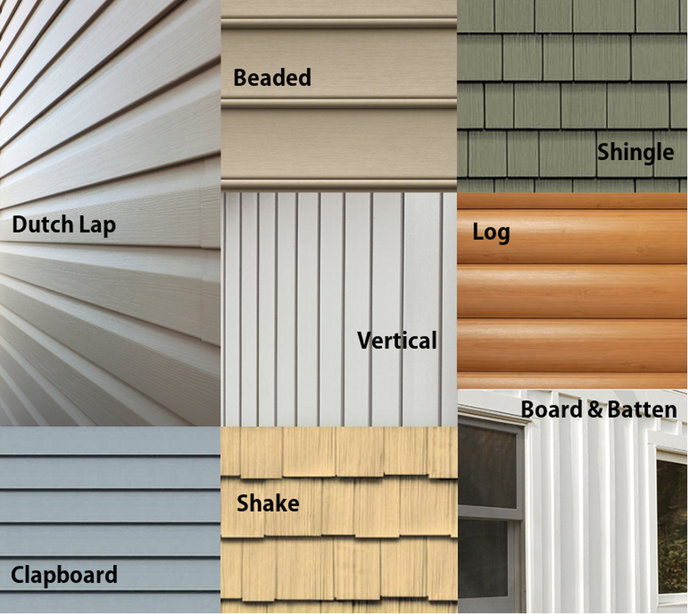 Different looks of Clapboard