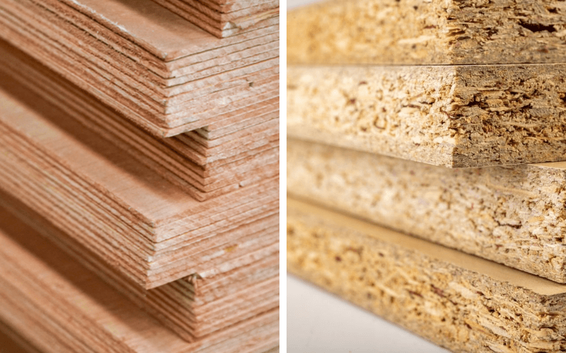 Engineered wood vs. Particle board