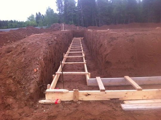 Excavate for the Footer