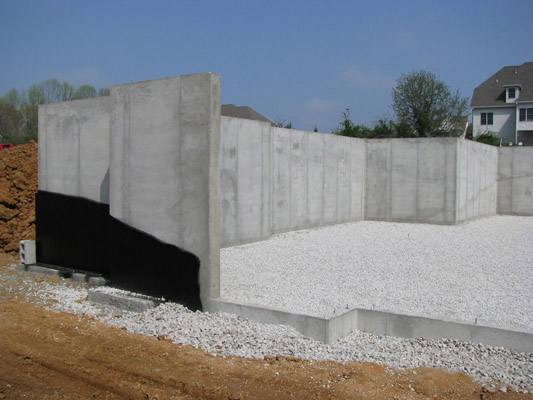 Pour the Concrete Wall