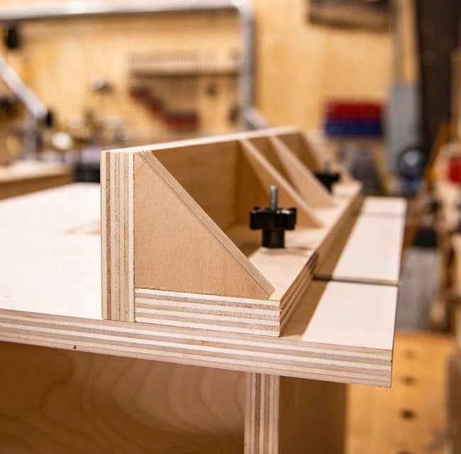 Plywood thicknesses for furniture range from 1/4 inch (6mm) to 3/4 inch (18mm)