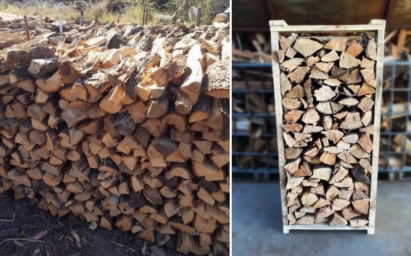 What is a rick of wood?