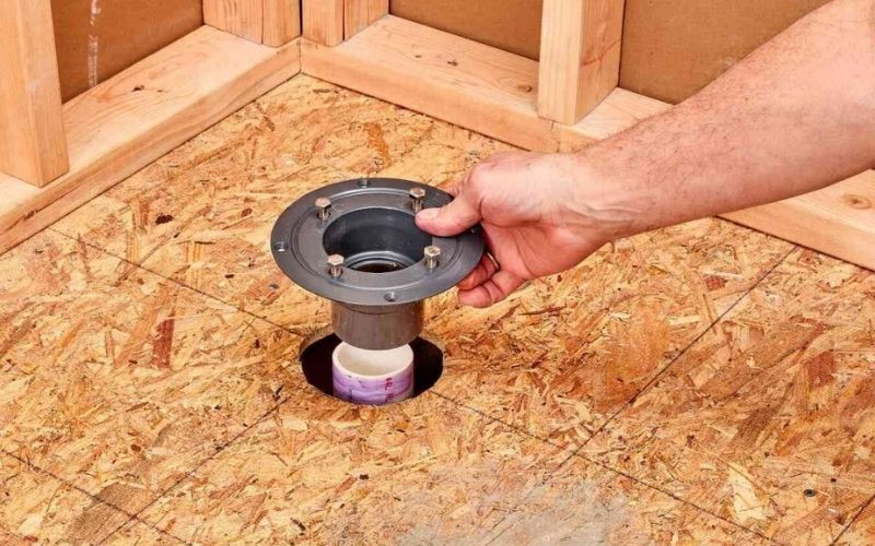 How to build a shower pan on plywood floor