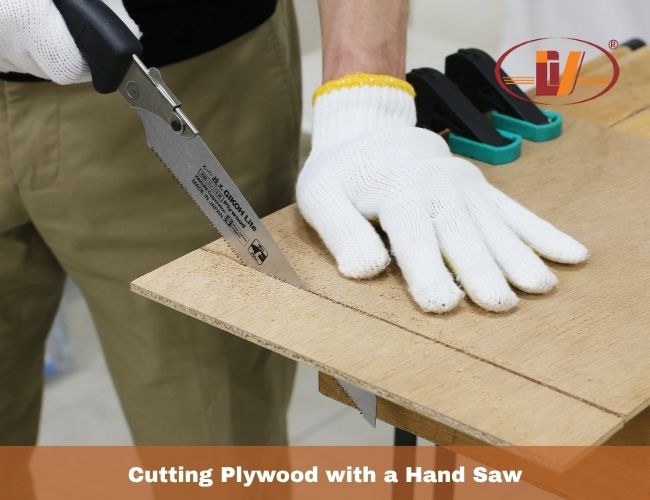 Cutting Plywood with a Hand Saw