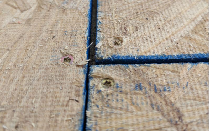 Sand High Spots and Seal Joints