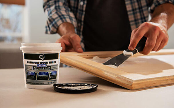 maintain manufactures instructions of wood grain filler