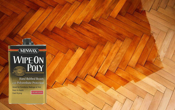 apply wipe on Polyurethane plywood