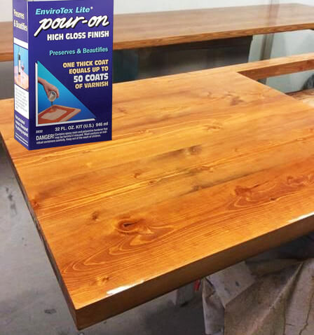 apply envirotex finish plywood