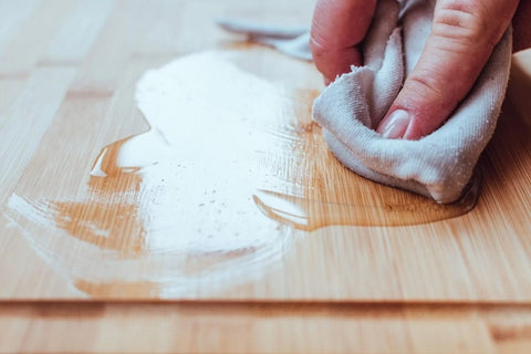 Before you start painting plywood, it's crucial to clean the surface thoroughly.