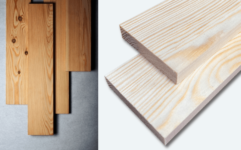 Larch wood is relatively easy to work with