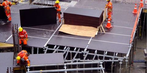 What is plywood formwork?