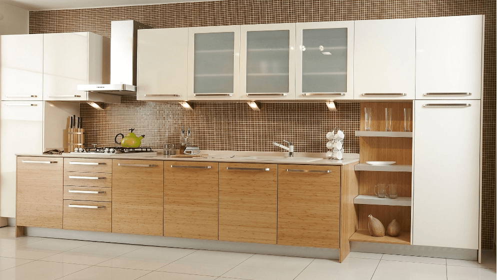 Plywood Kitchen cabinets
