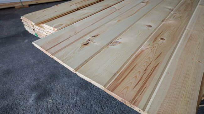 What is tongue and groove plywood used for?