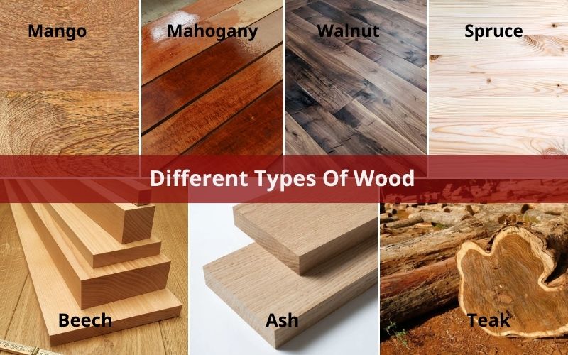 Different Types of wood with pictures and Their uses
