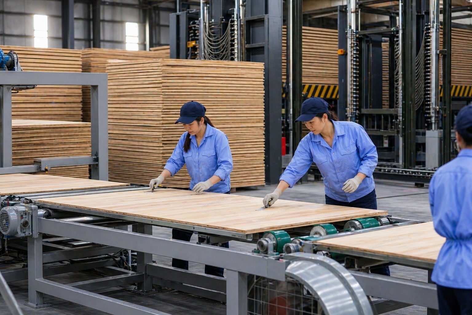 Surfacing with putty — Vinawood production process