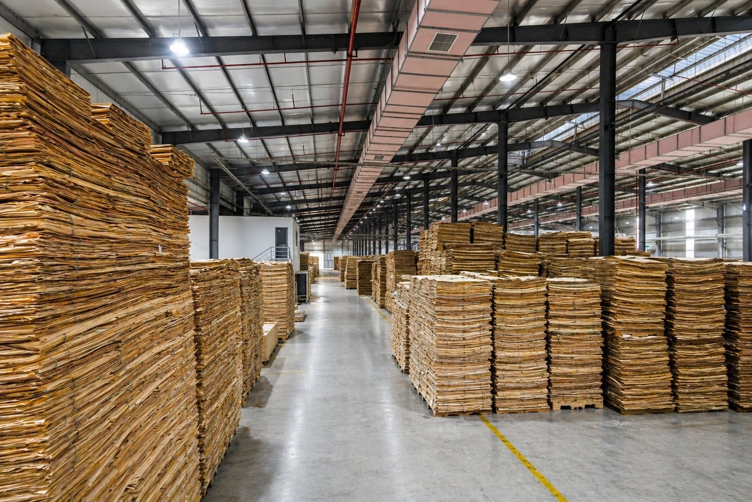 Veneer drying & storage — Vinawood production process