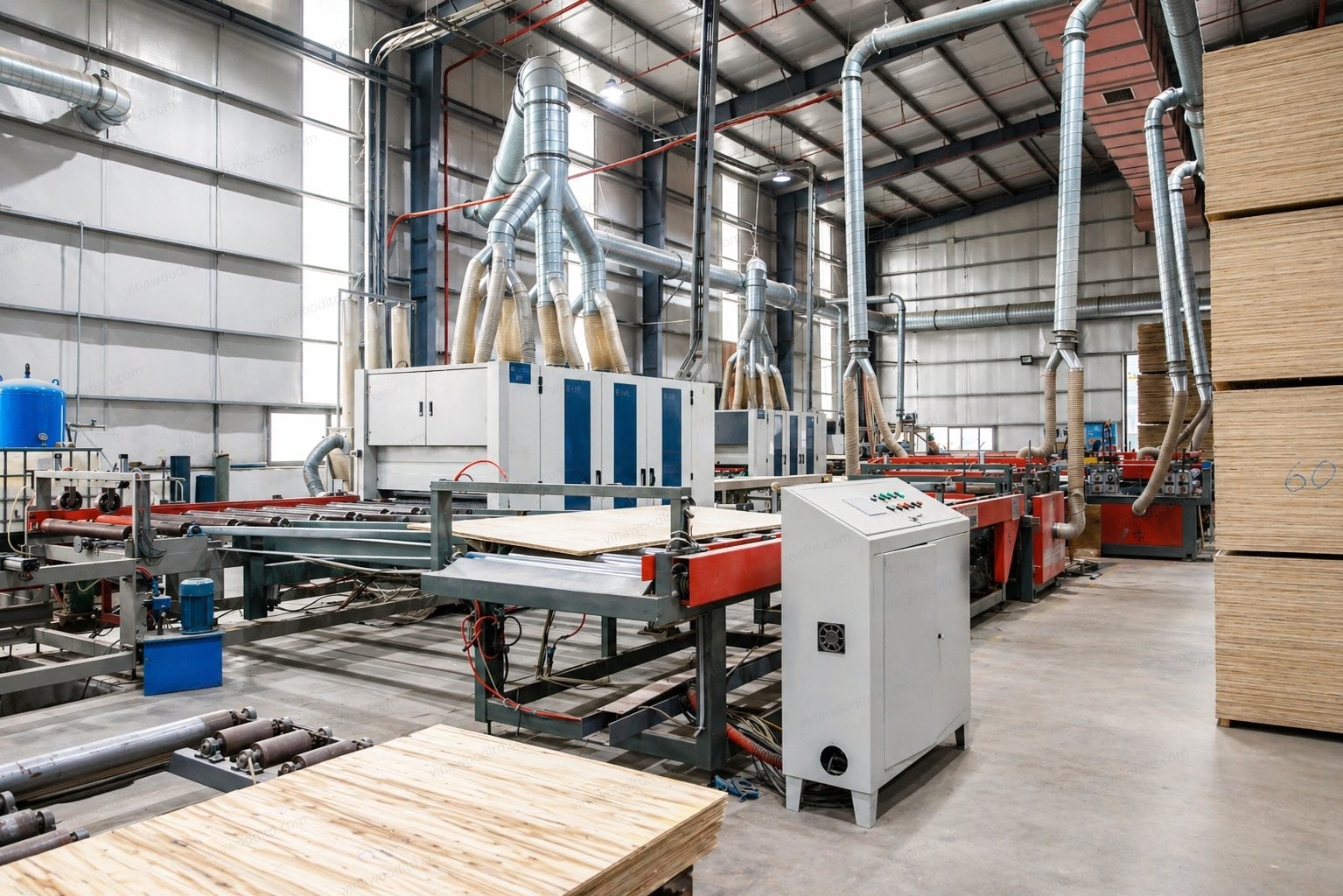 Sanding — Vinawood production process