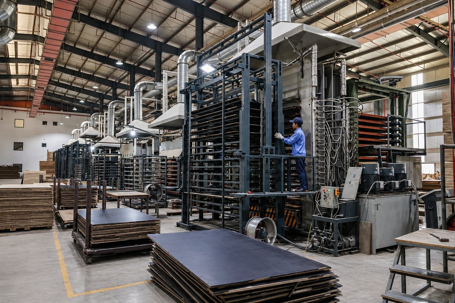 Surface lamination — Vinawood production process