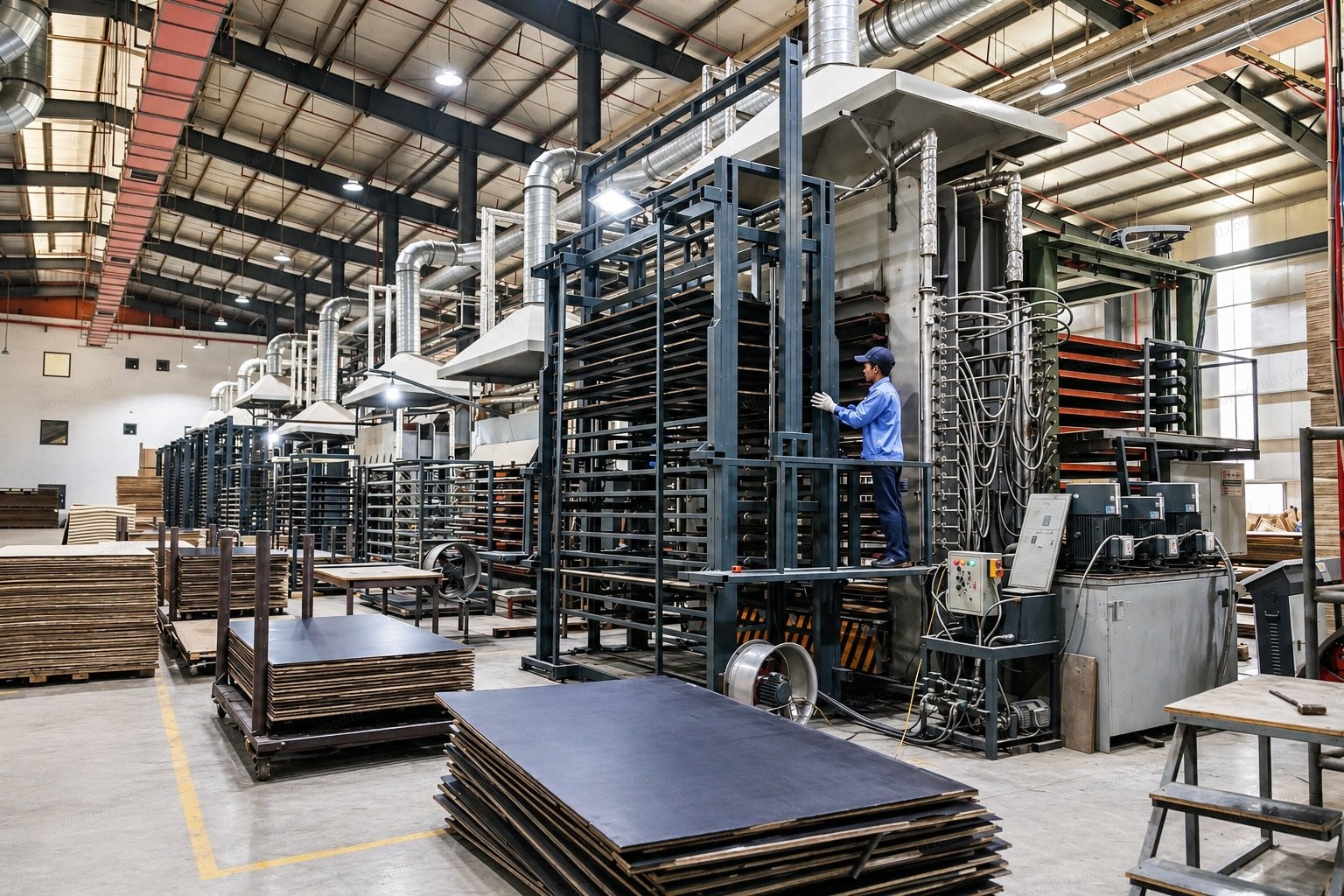 Surface lamination — Vinawood production process